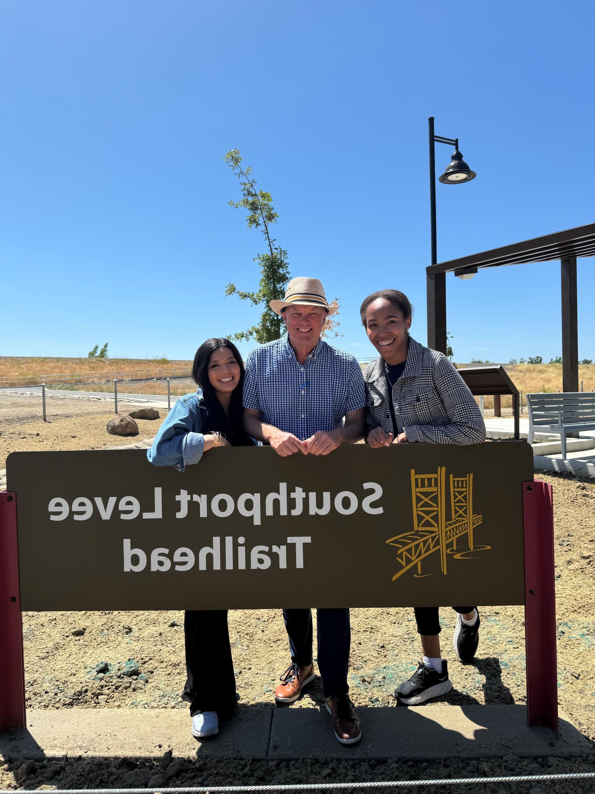 Community Relations Team-Southport Levee Trailhead-6-14-24